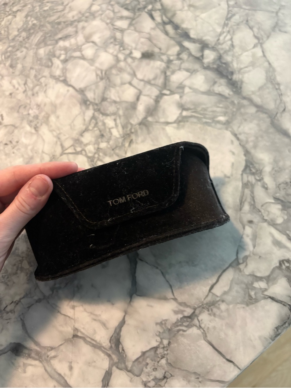 Tom Ford Black Velvet Eyewear Pouch